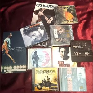 Large Bruce Springsteen CD Albums Rock Music Bundle